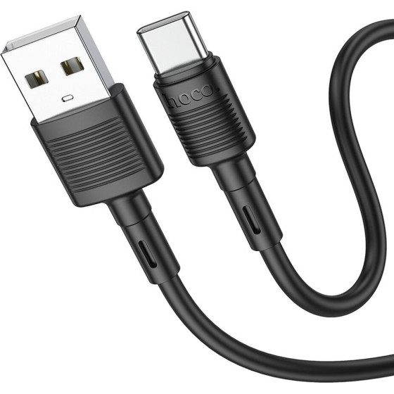 Hoco Cable Usb A To Type C 3A X83 1 m black