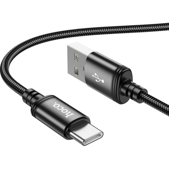 Hoco Cable Usb A To Type C 3A X89 1 m black