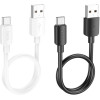 Hoco Cable Usb A To Type C Pd 2,4A 27W X96 0,25 m black