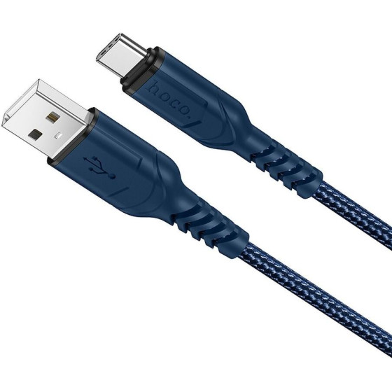 Hoco Cable Usb A To Type C Qc 3A X59 1 m blue