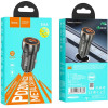 Hoco Car Charger Usb A + Type C Pd QC3.0 3A 20W Z46A Metal gray