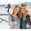 Hoco Magnetic Selfie Stick With Wireless Remote Control Tripod K25 black