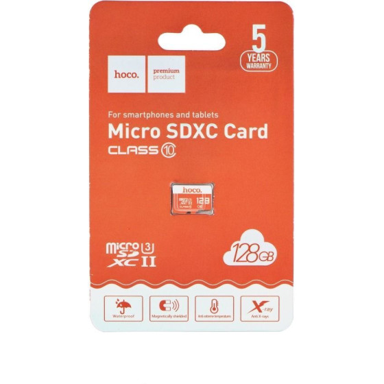 Hoco Memory Card Microsd 128GB Class 10