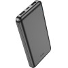 Hoco Powerbank 10000 Mah 2,1A J100 black