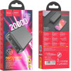 Hoco Powerbank 20000 Mah 2,1A J100A black