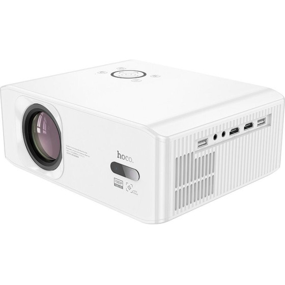 Hoco Projector With Android Software Wi-Fi Bluetooth 1080P DT3 white