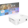 Hoco Projector With Android Software Wi-Fi Bluetooth 1080P DT3 white