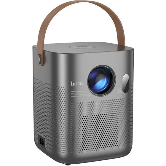 Hoco Projector With Android Software Wi-Fi Bluetooth 720P DT4 gray