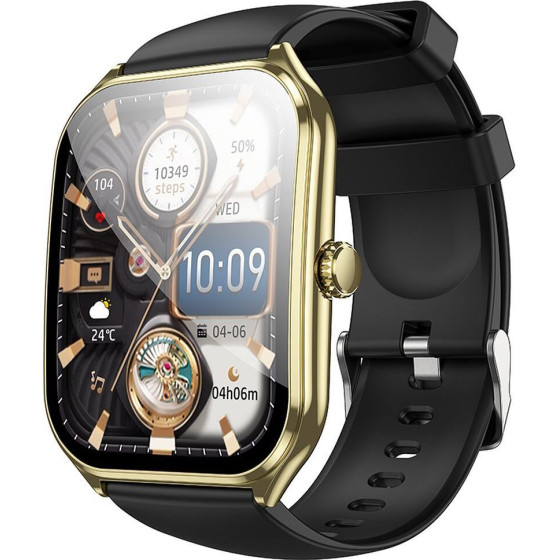 Hoco Smartwatch With Call Function Amoled Y28 gold