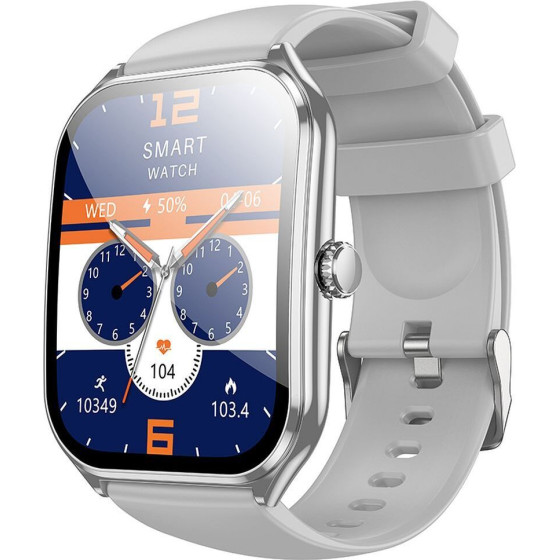 Hoco Smartwatch With Call Function Amoled Y28 silver