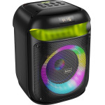 Hoco Speaker Bluetooth + 2 x Wireless Microphones HA13 black