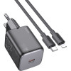 Hoco Wall Charger Type C + Cable Type C To Lightning Qc Pd 20W N40 black