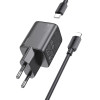 Hoco Wall Charger Type C + Cable Type C To Lightning Qc Pd 20W N40 black