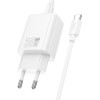 Hoco Wall Charger Type C + Cable Type C To Type C Pd Qc 30W N62 white