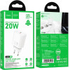 Hoco Wall Charger Type C Pd Qc 20W N60 white