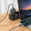 Hoco Wall Charger Usb A + Type C + Cable Type C To Lightning Pd QC3.0 3A 20W N61 black