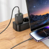 Hoco Wall Charger Usb A + Type C + Cable Type C To Type C Pd QC3.0 3A 20W N61 black