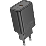 Hoco Wall Charger Usb A + Type C Pd QC3.0 3A 30W N63 black