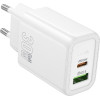Hoco Wall Charger Usb A + Type C Pd QC3.0 3A 30W N63 white