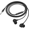 Hoco Wire Earphones Jack 3,5 Mm With Microphone M116 black