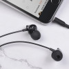 Hoco Wire Earphones Jack 3,5 Mm With Microphone M60 black