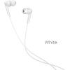 Hoco Wire Earphones Jack 3,5 Mm With Microphone M72 white