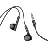 Hoco Wire Earphones Jack 3,5 Mm With Microphone M93 black