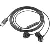 Hoco Wire Earphones Type C With Microphone M122 black