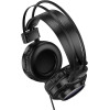 Hoco Wire Headphones Usb A + Jack 3,5 Mm With Microphone Gaming W110 2 m black