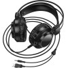 Hoco Wire Headphones Usb A + Jack 3,5 Mm With Microphone Gaming W110 2 m black