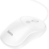 Hoco Wired Mouse Usb A GM13 1,5 m white