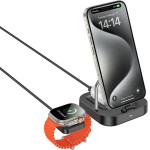 Hoco Wireless Charger 3in1 Compatible With Apple Watch 3A 5W CQ16A black