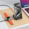 Hoco Wireless Charger 3in1 Compatible With Apple Watch 3A 5W CQ16A black