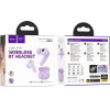 Hoco Wireless Earphones Bluetooth Tws EQ23 purple