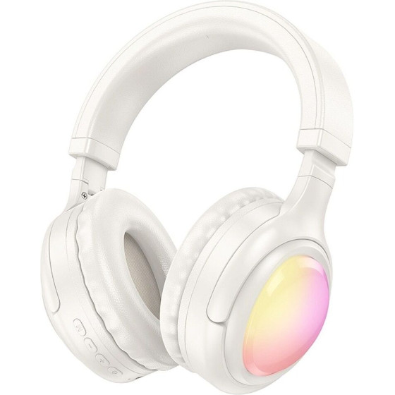 Hoco Wireless Headphones Bluetooth W48 Milky white