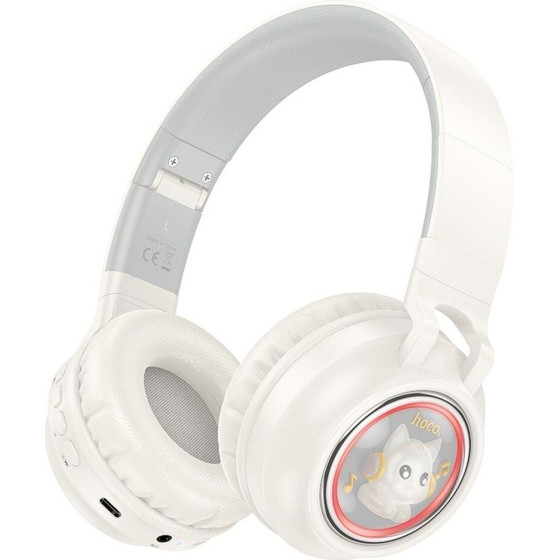 Hoco Wireless Headphones Bluetooth W50 Milky white