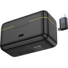 Hoco Wireless Lavalier Microphone Lightning / Type C (2 In set) L17 black