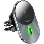 Hoco Car Holder With Wireless Charging Compatible With Magsafe For Air Vent 15W CA91 gray