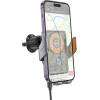 Hoco Car Holder With Wireless Charging For Air Vent 15W HW7 gray