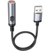 Hoco Cigarette Lighter For Usb A UA30 0,3 m black