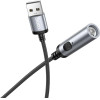 Hoco Cigarette Lighter For Usb A UA30 0,3 m black