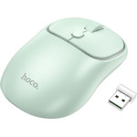 Hoco Computer Wireless Mouse 2,4G 1600 Dpi GM25 Light green