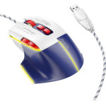Hoco Gaming Wire Usb A Computer Mouse 3600DPi White blue