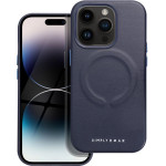 Roar case LEATHER MAG compatible with MagSafe for IPHONE 14 Pro navy