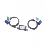 KVM SWITCH 2 PORT PS/2 WITH SOUND ATEN CS62AZ
