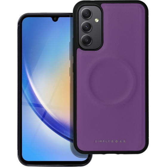 Roar case MAG MORNING for SAMSUNG A34 purple