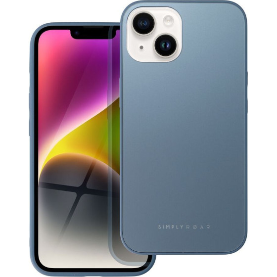 Roar case MATTE GLASS for IPHONE 14 blue