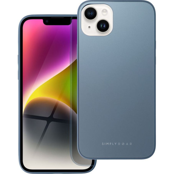 Roar case MATTE GLASS for IPHONE 14 Plus blue
