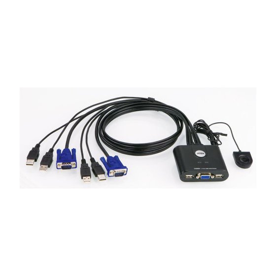 KVM SWITCH 2 PORT USB ATEN CS22U