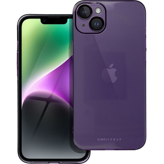 Roar case PURE SIMPLE FIT for IPHONE 14 Plus purple